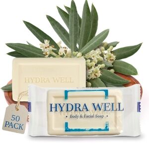 Hotel Air BNB Soap Bars 50 Pack Individually Wrapped